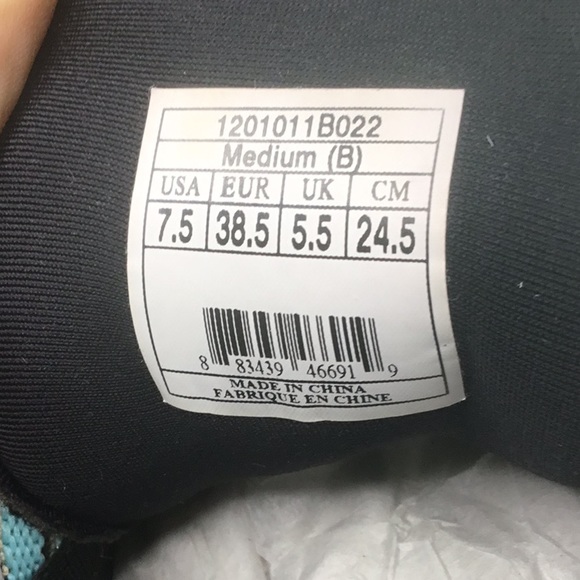 BROOKS PURE FLOW Road Running Shoes Women's size 7.5 medium BLACK / TURQUOISE - Picture 2 of 7